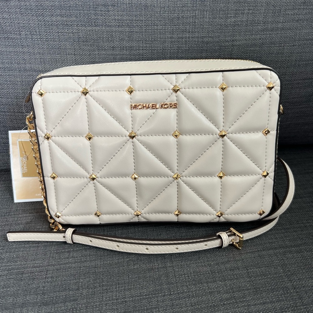 NWT MICHAEL KORS JET SET LG EW CROSSBODY BAG PURSE